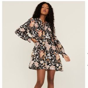 Floral A-Line Dress / Tunic / Coverup | Large